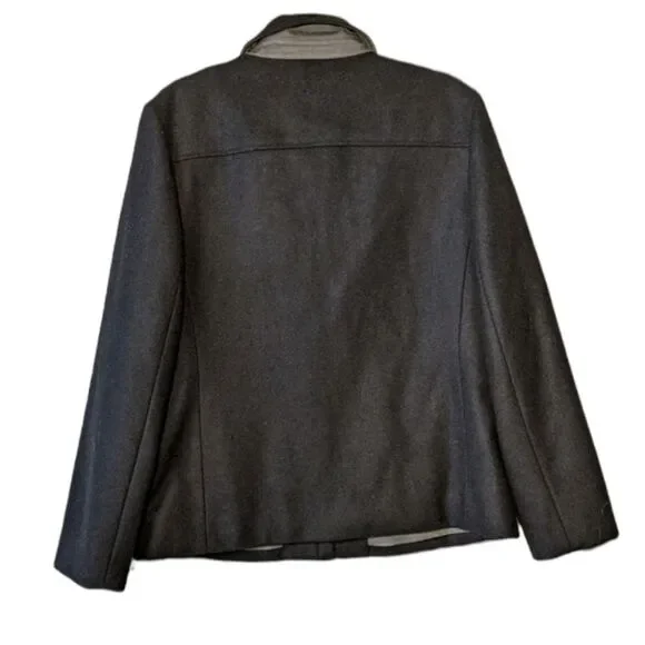 J. Crew Coat peacoat Size large - Picture 3 of 6